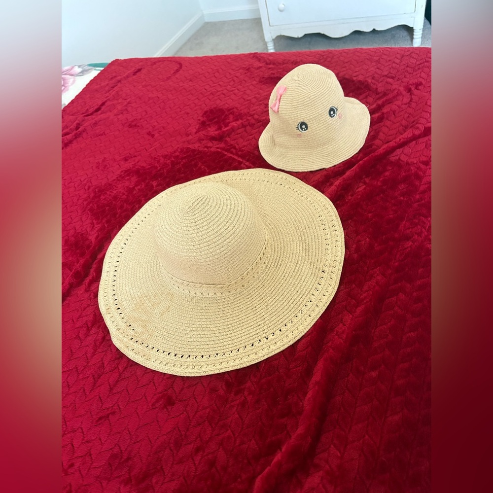 Stylish Tan Sun Hat Set